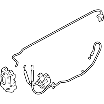 Ford GD9Z-54219A64-K Lock Actuator, Passenger Side GD9Z-54219A64-K Ford Lock Actuator, Passenger Side Illustration 1 of 1