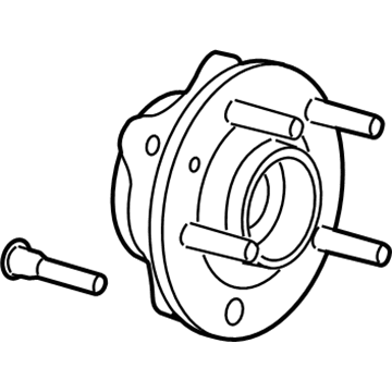 Ford BT4Z-1104-B Hub Assembly - Wheel