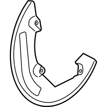 Ford DG1Z-2K004-A Shield - Splash