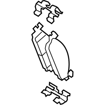Ford GB5Z-2001-B Kit - Brake Lining