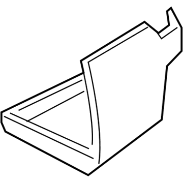 Ford DP5Z-78403B22-A Side Shield, Passenger Side DP5Z-78403B22-A Ford Side Shield, Passenger Side Illustration 1 of 1