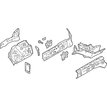 Ford GN1Z-16054-C Apron Assembly - Front Fender