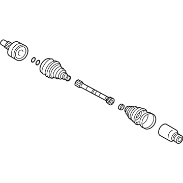 Ford 5L8Z-3A428-DB Shaft - Front Axle