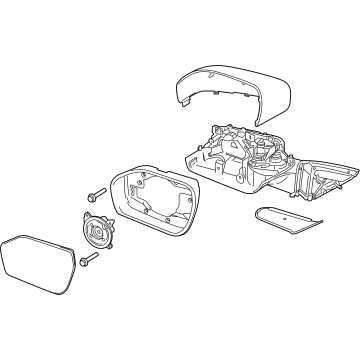Ford LB5Z-17682-AA Mirror Assembly - Rear View Outer