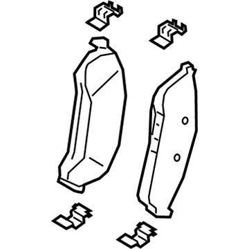 Ford JB3Z-2200-D Pad - Brake
