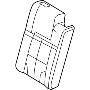 Ford 7L1Z-7866600-EA Cover Assembly - Rear Seat