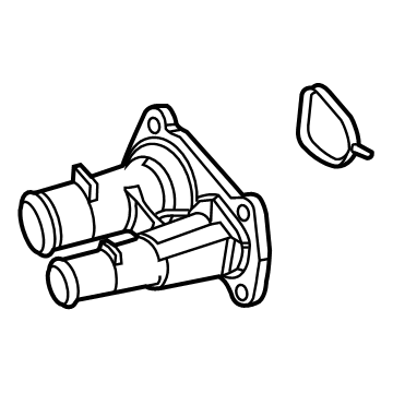 Ford BE8Z-8592-B Connection Water Outlet