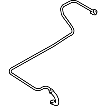 Ford Fiesta Coolant Reservoir Hose - 8V2Z-8B081-B