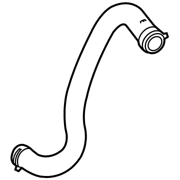 Ford Fiesta Coolant Reservoir Hose - BE8Z-8286-A