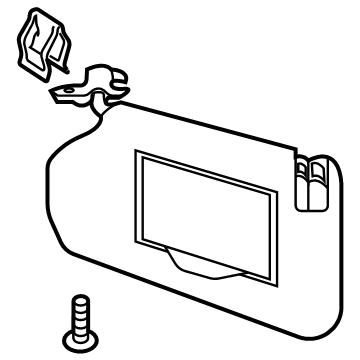 Ford M1PZ-7804104-AA Visor Assembly - Sun