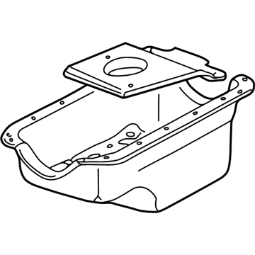 Ford E9DZ6675F Pan Assembly - Engine Oil