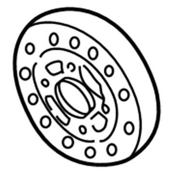 Ford FODZ-6316-A Pulley - With Vibration Dampener