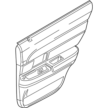 Mercury 6W3Z-5427406-BA Panel Assembly - Door Trim