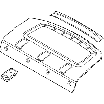 Ford DM5Z-5446668-BE Panel Assembly - Rear Package Tray