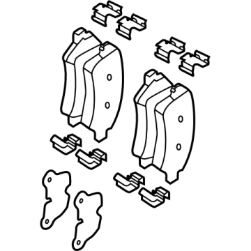Ford LK4Z-2200-F Kit - Brake Lining