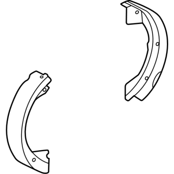 Ford LK4Z-2200-E Parking Brake Shoes