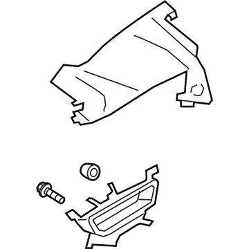 GD9Z-54044F58-BF Ford Upper Panel, Driver Side Illustration 1 of 1