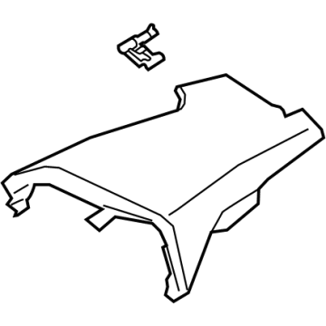 Ford GD9Z-54044F58-AD Upper Panel, Passenger Side GD9Z-54044F58-AD Ford Upper Panel, Passenger Side Illustration 1 of 1