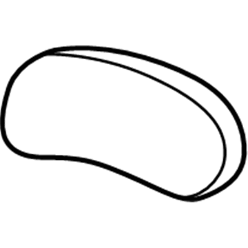 Lincoln 2C6Z-16611A08-ABA Cover - Headrest - Roll Type