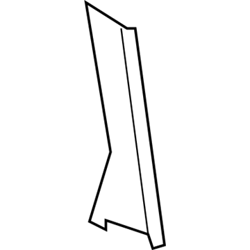 Ford ES7Z-54255A63-CB Moulding - Door Window Frame