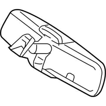 Ford 6U5Z-17700-A Mirror Assembly - Rear View - Inner