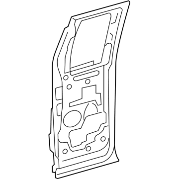Ford 5L3Z-1824630-AA Door Assembly - Rear Less Hinges