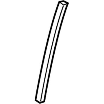 4L3Z-1820535-AA Ford Rear Weatherstrip, Driver Side Illustration 1 of 1