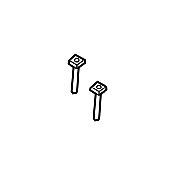 KU5Z-96610A16-DG Ford Headrest Guide Illustration 1 of 1