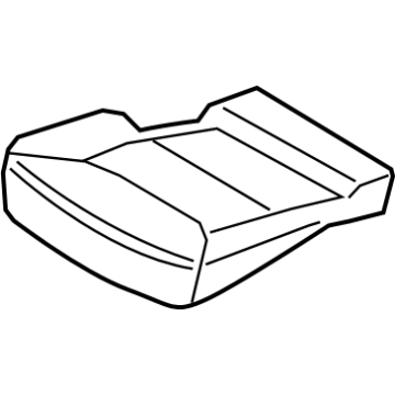 Lincoln MC5Z-7863804-AA Cover Assembly - Rear Seat Cushion