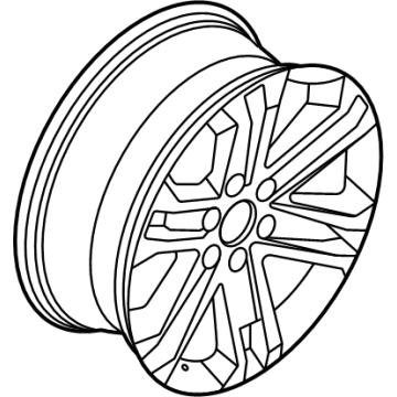 ML3Z-1007-HA Ford Wheel, Alloy Illustration 1 of 1