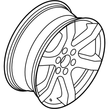 ML3Z-1007-KA Ford Wheel, Alloy Illustration 1 of 1