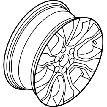 ML3Z-1007-LA Ford Wheel, Alloy Illustration 1 of 1
