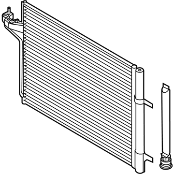 Ford CV6Z-19712-KB Condenser Assembly