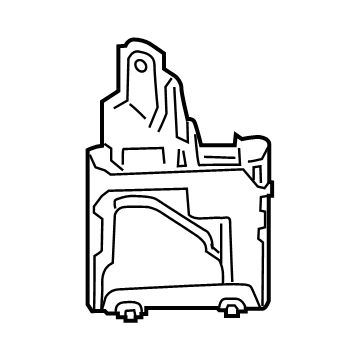 Ford FT4Z-14D189-A Blind Spot Radar Mount Bracket, Rear FT4Z-14D189-A Ford Blind Spot Radar Mount Bracket, Rear Illustration 1 of 1