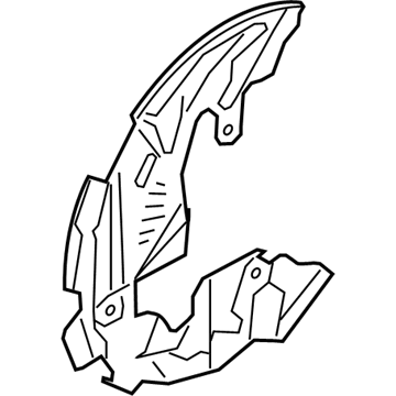 Ford L1MZ-2K004-L Shield - Splash