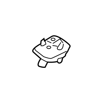 Ford MK4Z-9904132-BB Retainer - Sun Visor