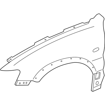 Mercury 5E6Z-16005-AA Fender Assembly - Front
