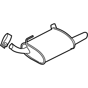 Ford AR3Z-5230-A Muffler Assembly - Front