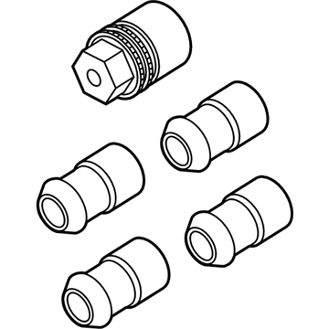 Ford 7T4Z-1A043-A Nut - Wheel