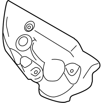 Lincoln AT4Z-9Y427-A Shield - Exhaust Manifold Heat