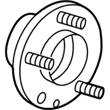 Ford 6E5Z-1104-AB Hub Assembly - Wheel