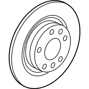 Lincoln 9E5Z-2C026-B Rotor Assembly - Brake