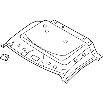 KT1Z-6151916-DD Ford Headlining - Roof Illustration 1 of 1