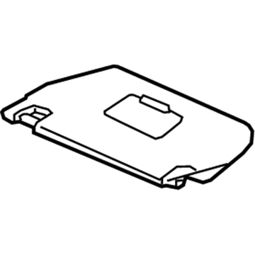 Ford DT1Z-6104104-HA Visor Assembly - Sun