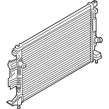 Lincoln EJ7Z-8005-C Radiator Assembly