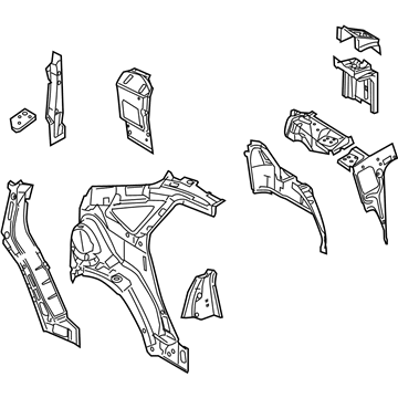 Ford 8S4Z-5427790-B Panel And Wheelhouse