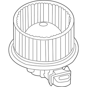 Ford 8L8Z-19805-C Fan And Motor Assembly