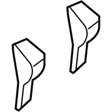 5E6Z-17D942-AA Ford Bumper Cover Bracket Illustration 1 of 1