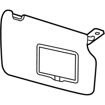 Ford BE8Z-5404105-BB Visor Assembly - Sun