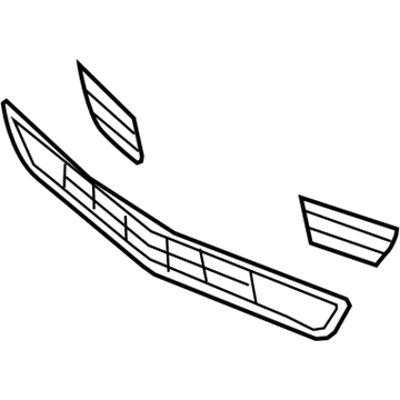 Lincoln 8A5Z-17K945-BB Grille - Bumper